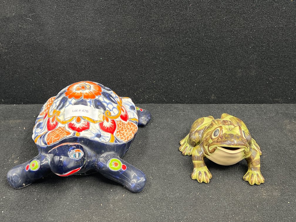 Frog & Turtle Decoration