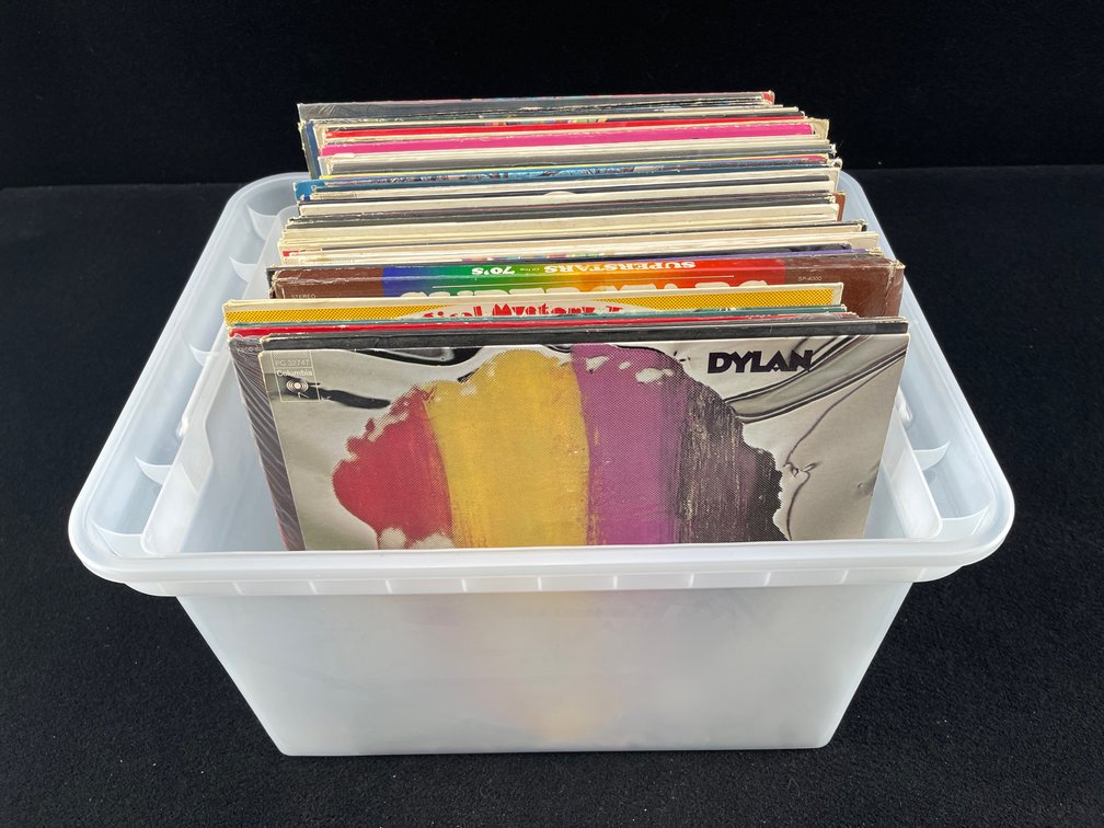 Large Collection of Vinyl Records