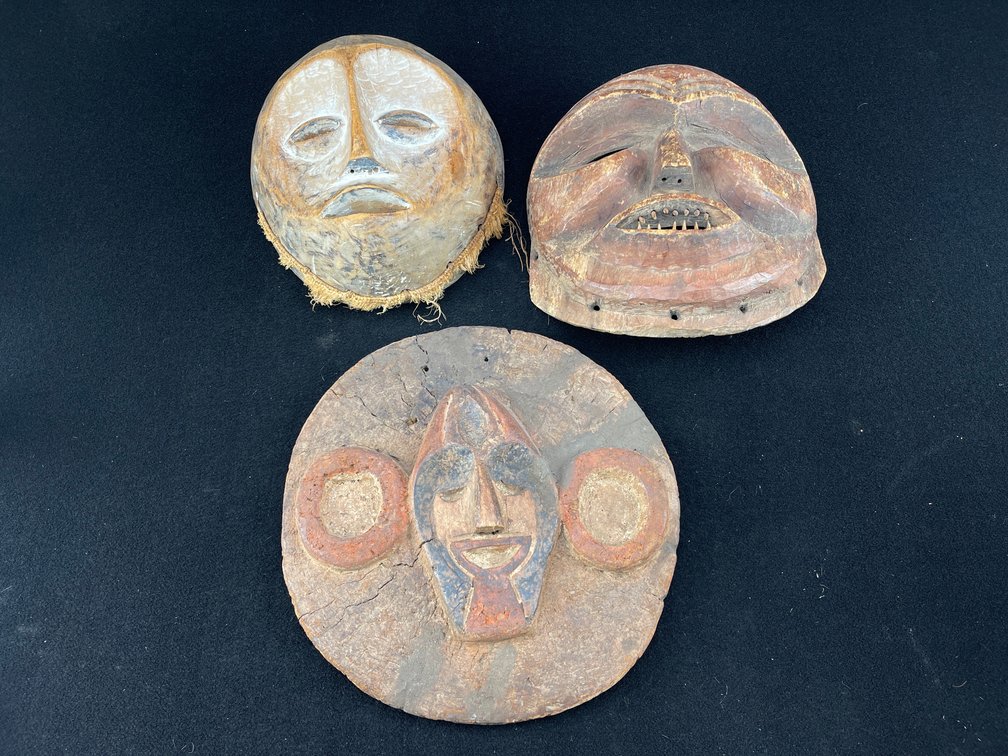 Hand Carved Tribal Masks