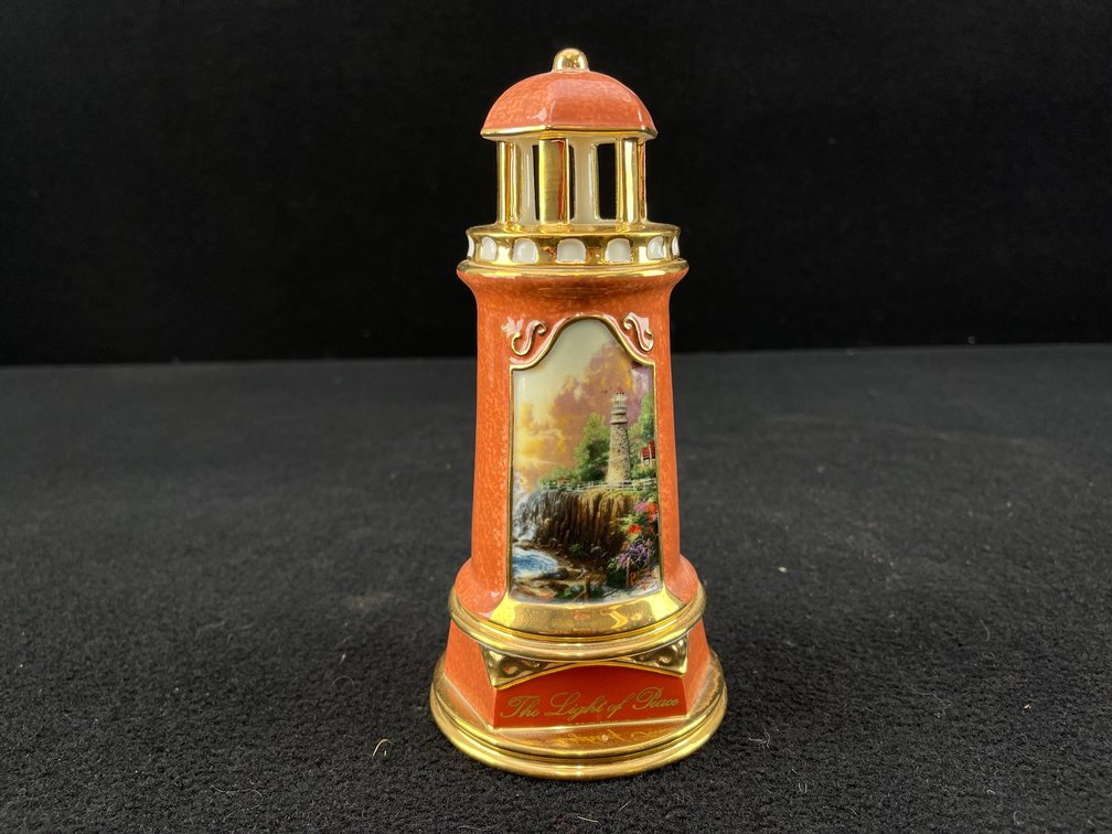 Thomas Kinkade “The Light of Peace” Porcelain Lighthouse