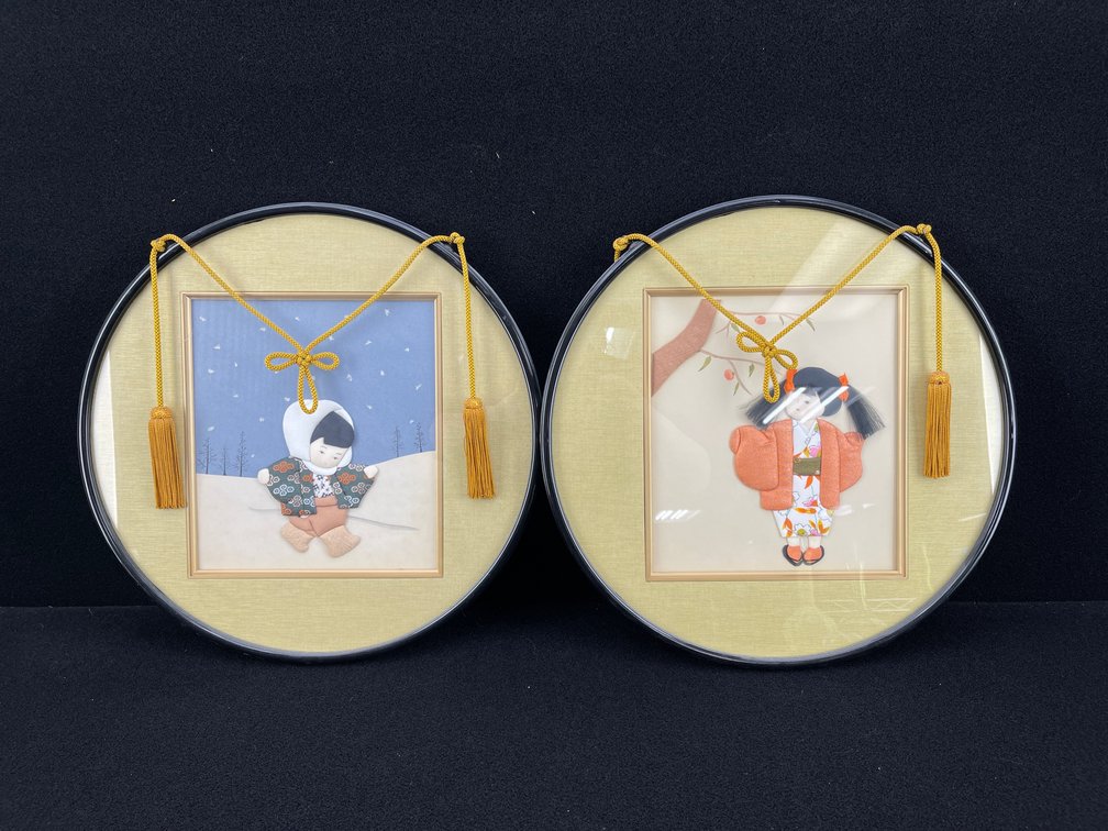 Japanese Oshie 3D Fabric Art