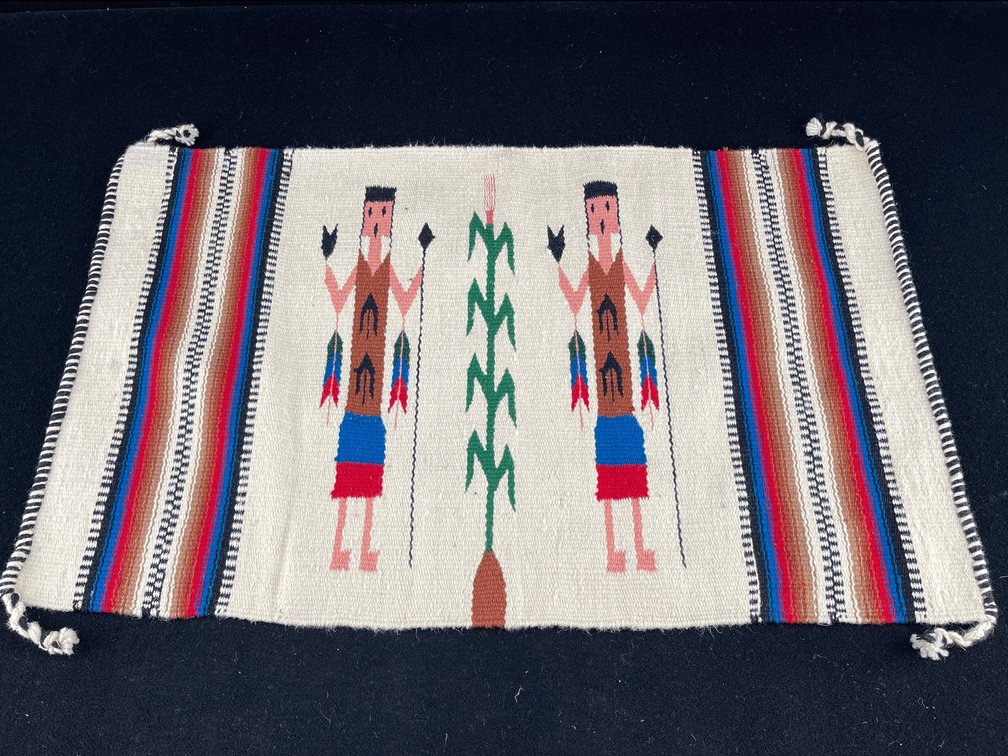Handwoven Southwestern Navajo Textile