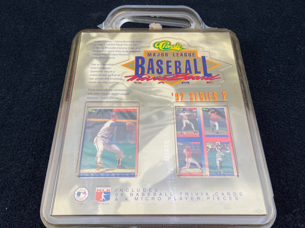 1992 Classic Major League Baseball Trivia Board Game
