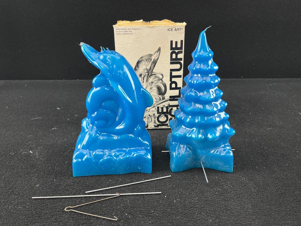 Dolphin and Christmas Tree Ice Silicone Molds