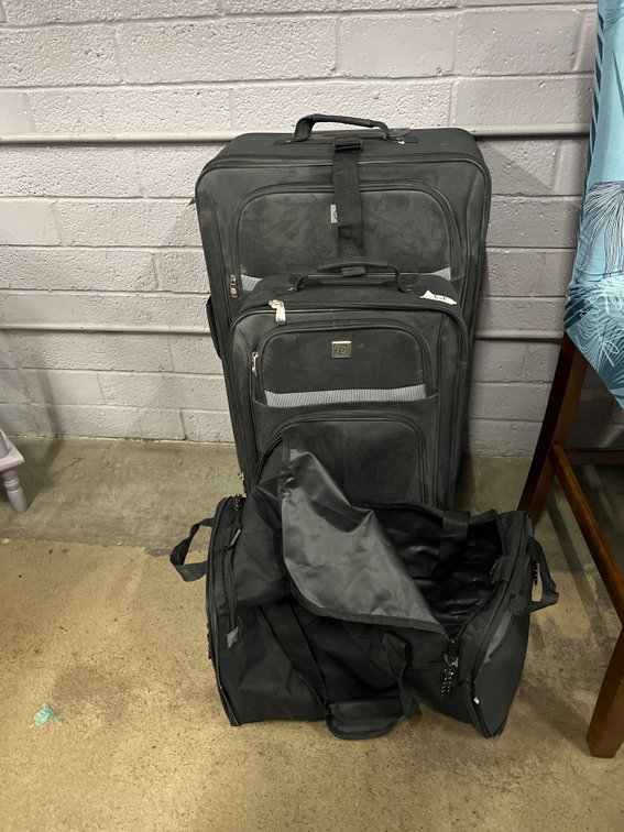 2 Suitcases and 1 Duffle Bag