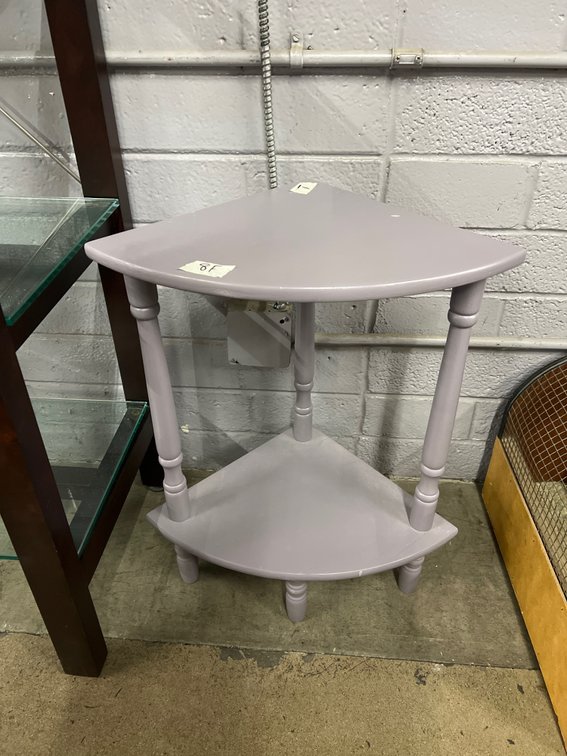 Small Purple Corner Shelf
