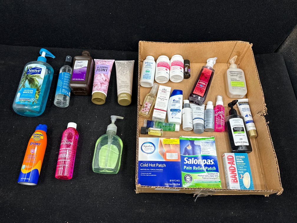 Lotions, Soaps, Sun Screen, Beauty Products
