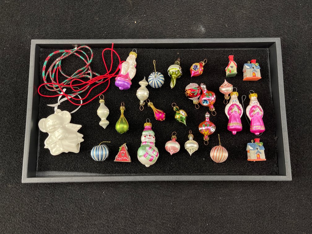Collection of Miniature Christmas Ornaments