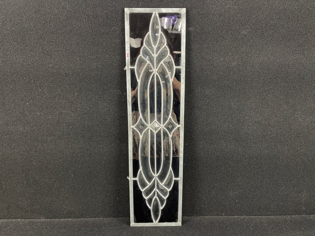 Deep Amethyst Stained Glass Hanging Art
