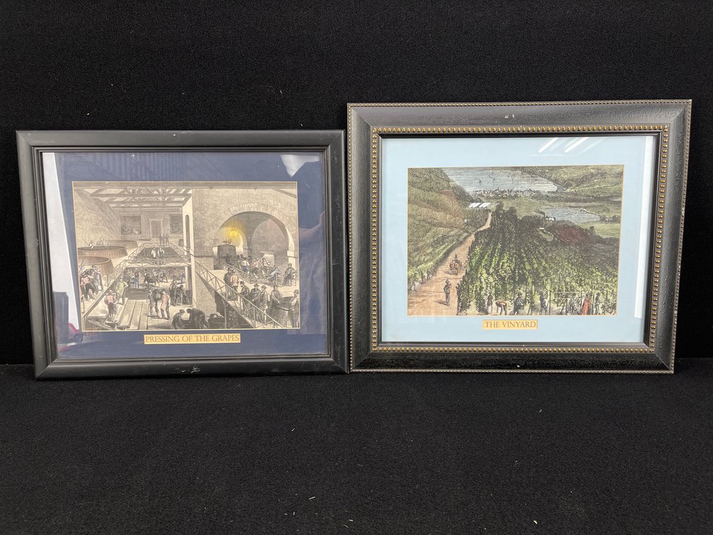Framed Historical Print Artwork