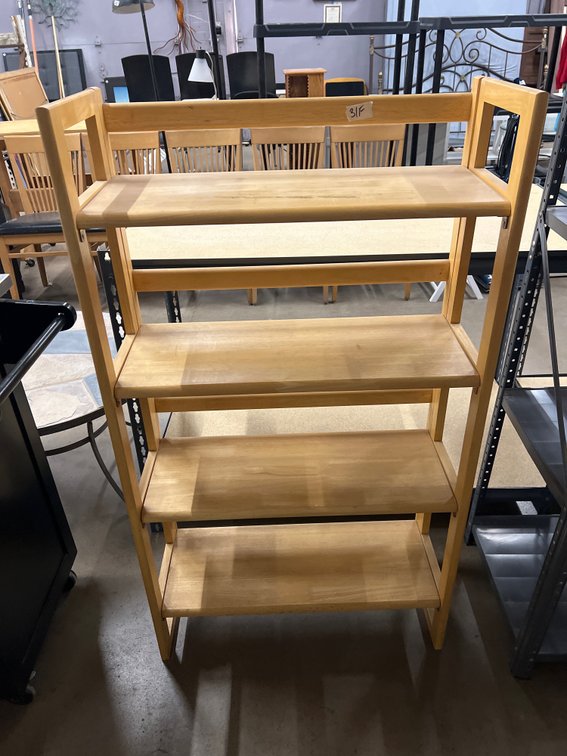 Foldable Wooden Shelf
