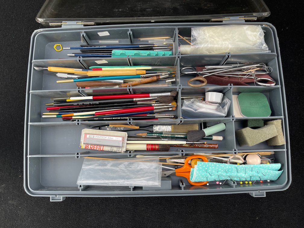 Large Set of Fine China Painting Supplies