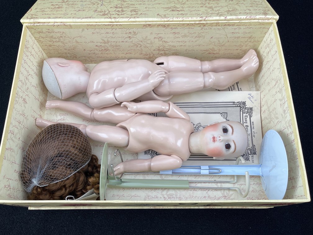 Vintage Porcelain Dolls with Sewing Patterns