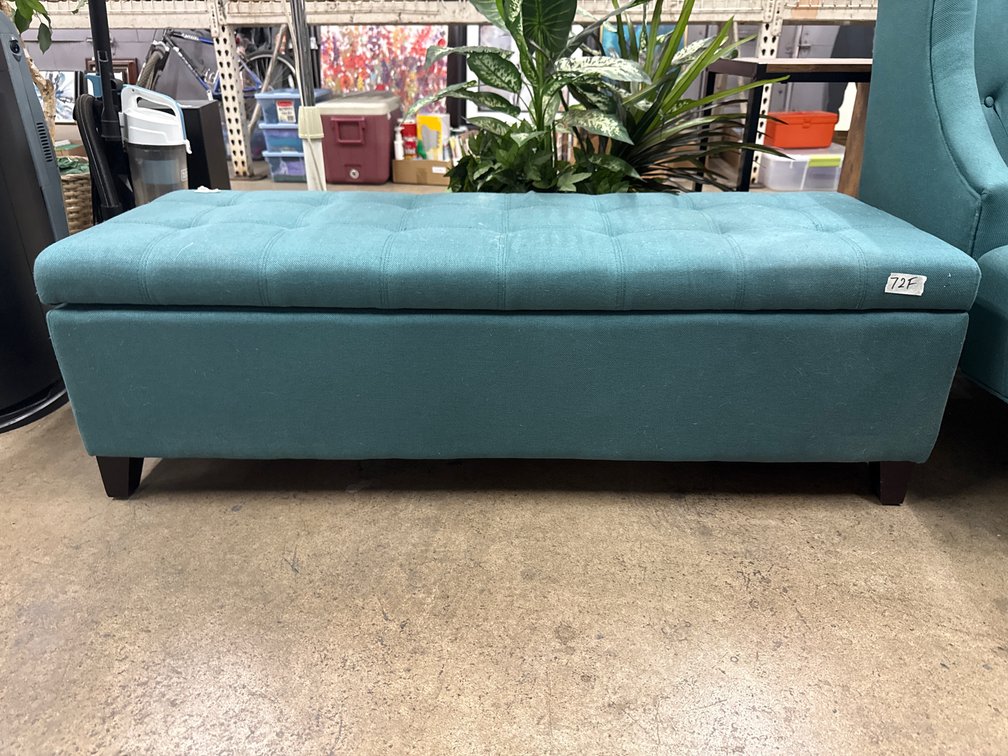 Fabric Storage Ottoman