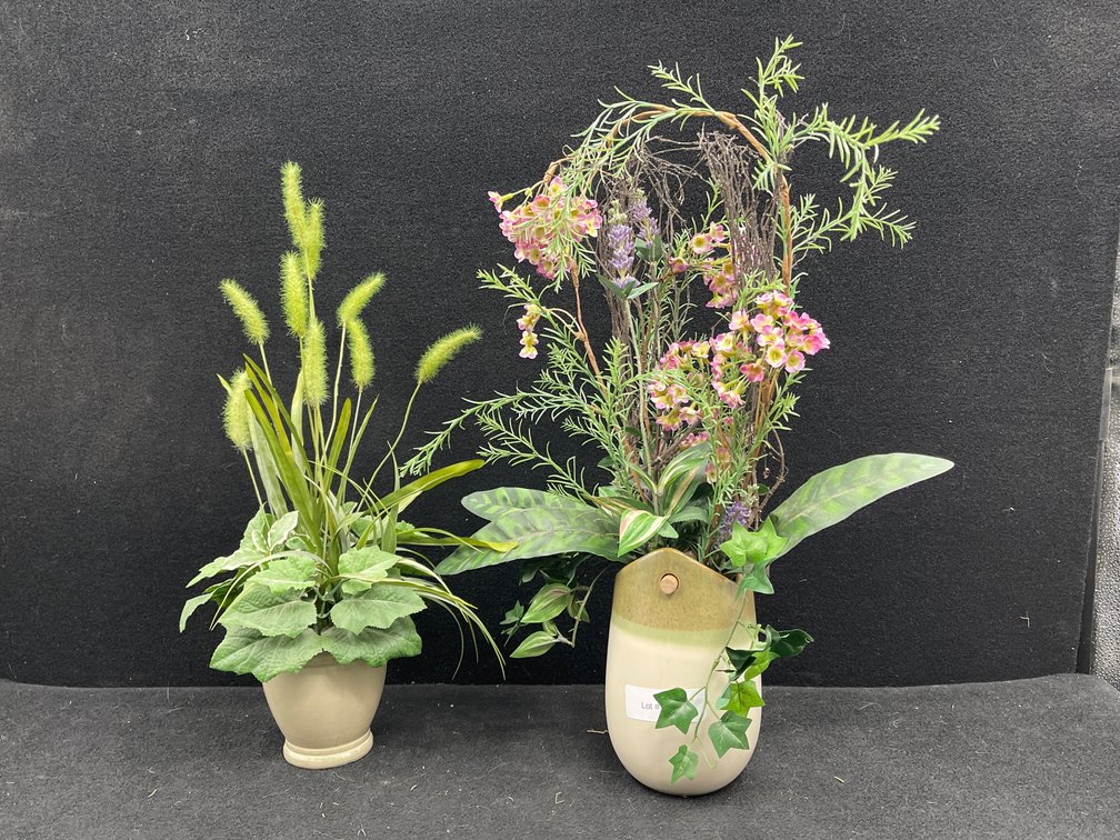 2 Faux Plants
