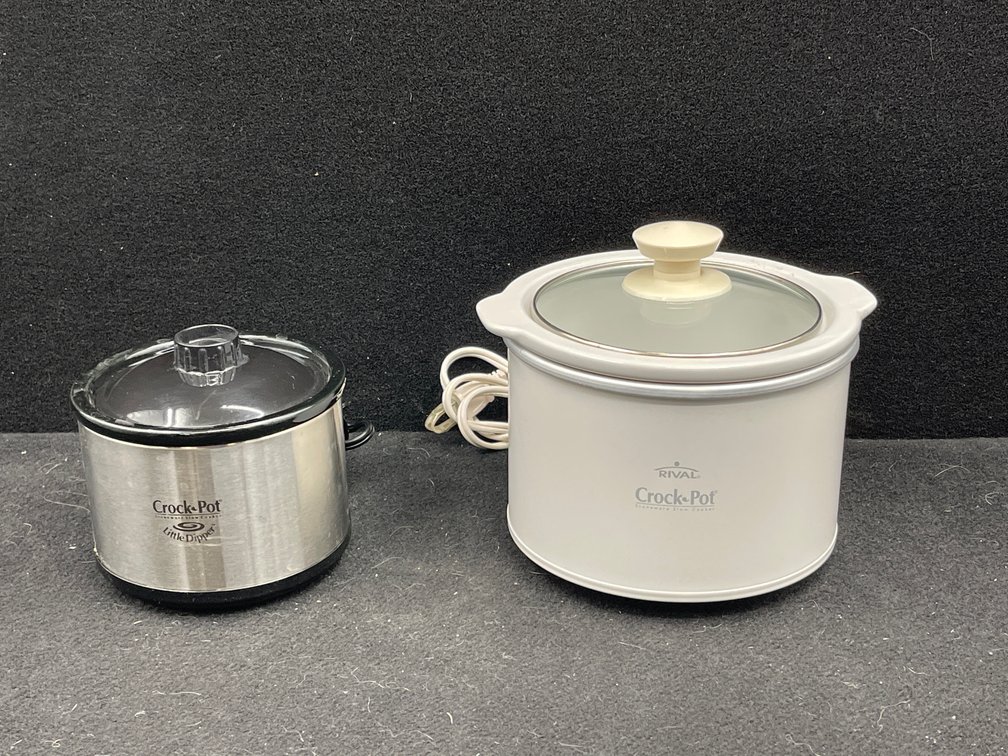 2 Small Crock Pots