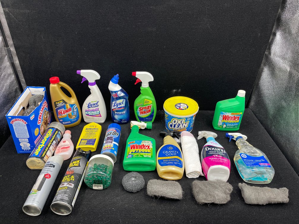 Cleaning Chemicals, Steel Wool, & Steel Scrubbers