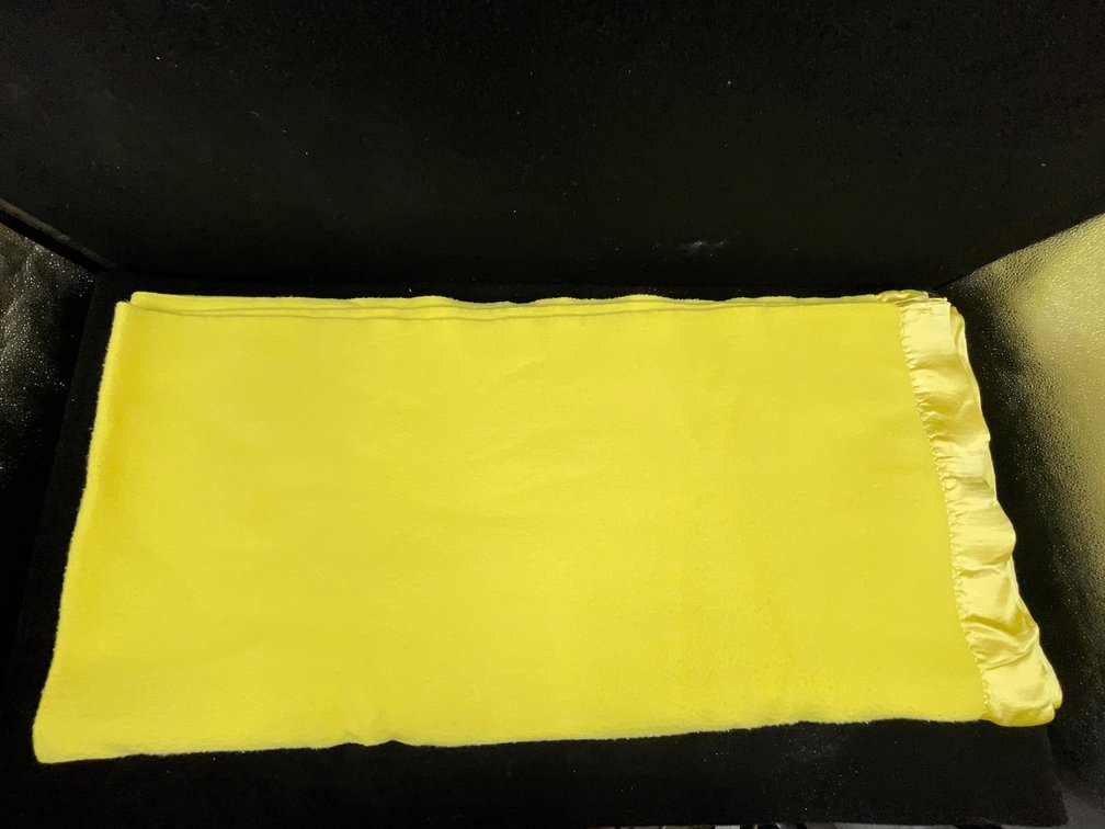 Yellow Fleece Blanket