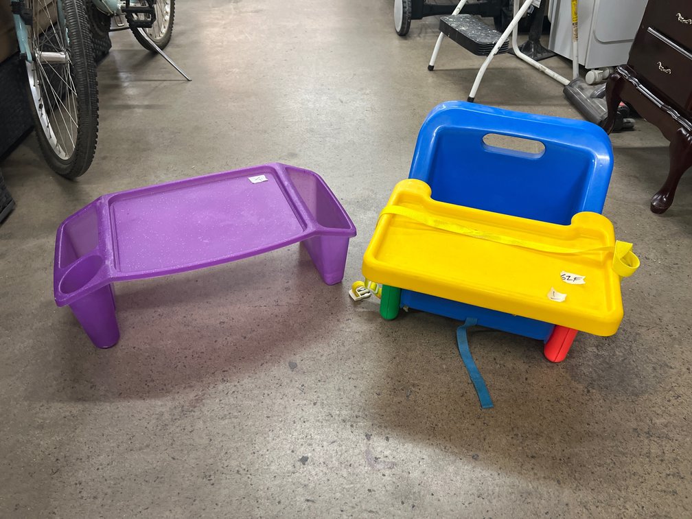 Kids Activity Chair and Small Plastic Tray