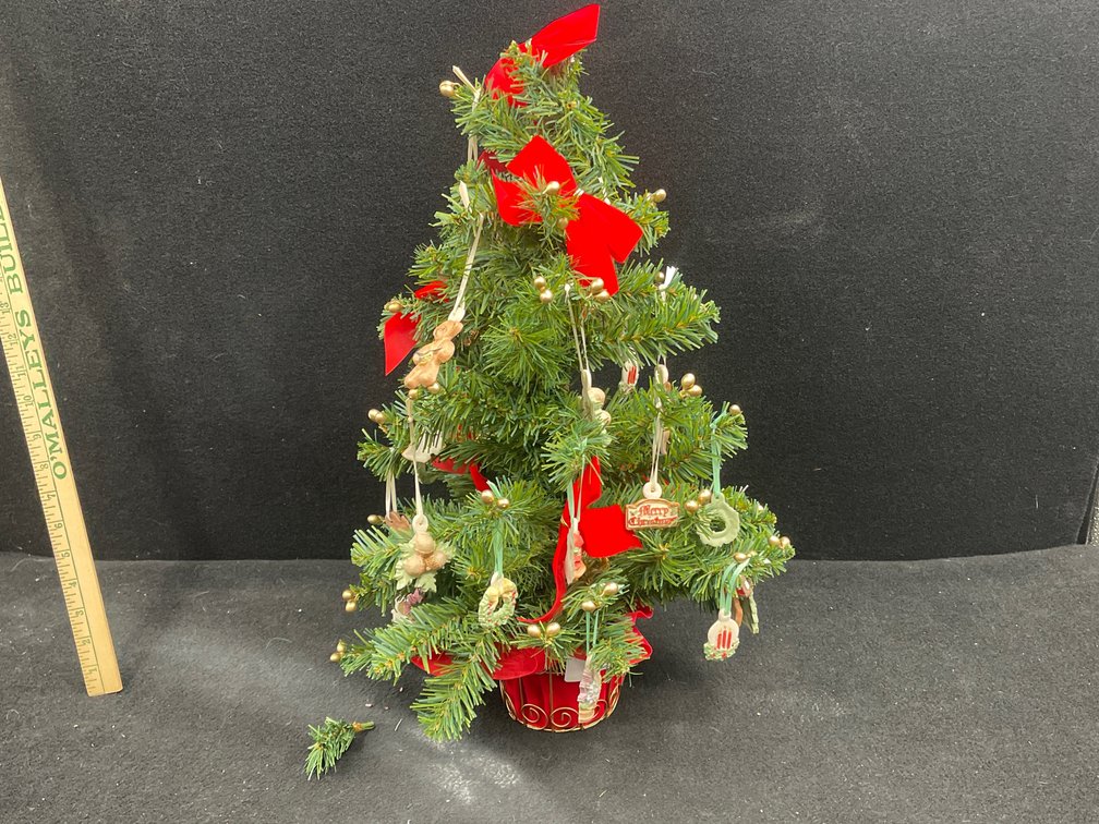 Mini Christmas Tree, & Ornaments