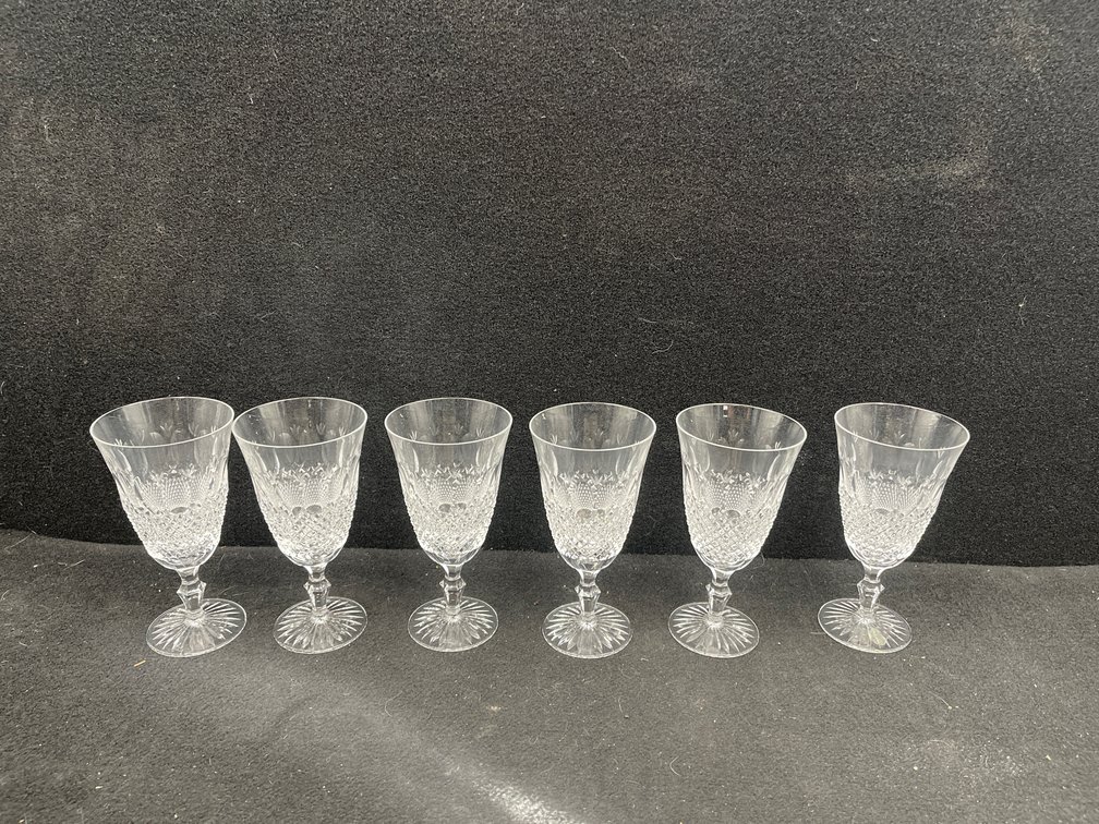 6 Royal Doulton Glass Goblets
