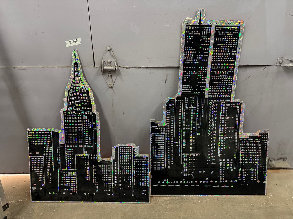 2 Piece World Trade Center Decor