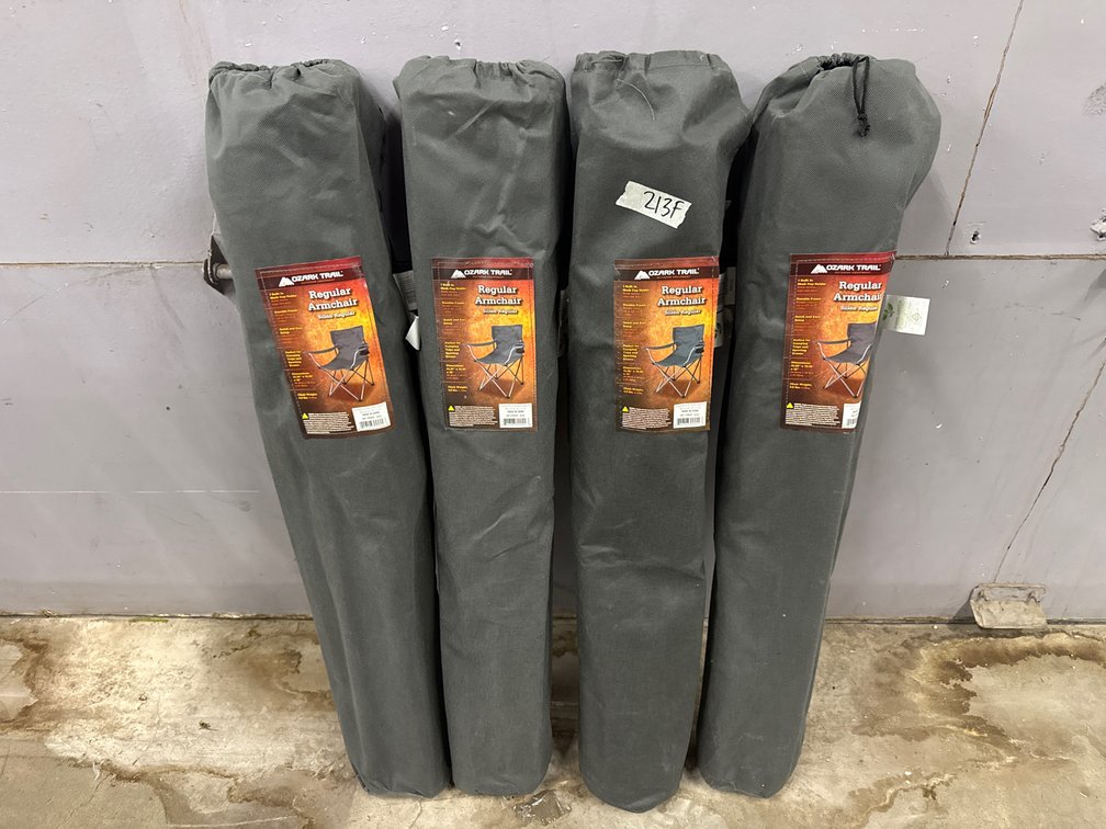 4 Ozark Trail Sports/Camping Armchairs