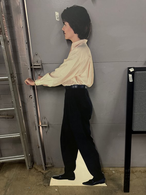 Life Size Cutout of Lady