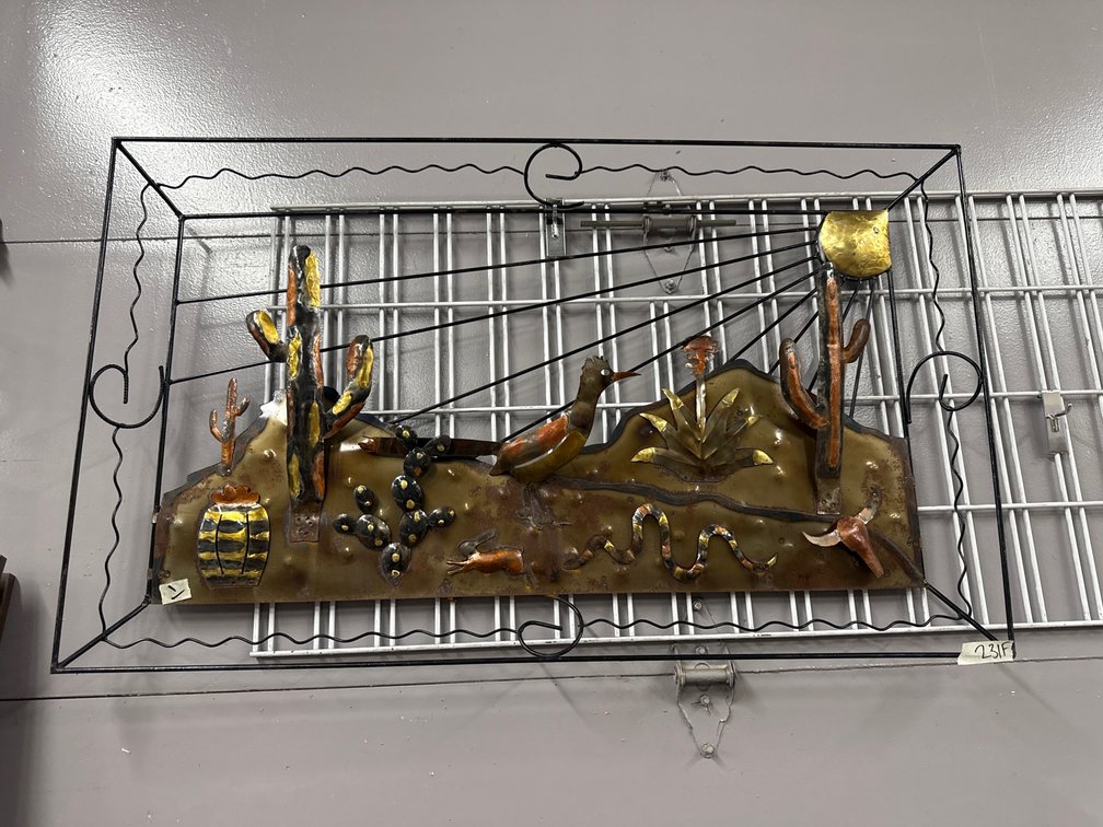 Metal Roadrunner Wall Hanging