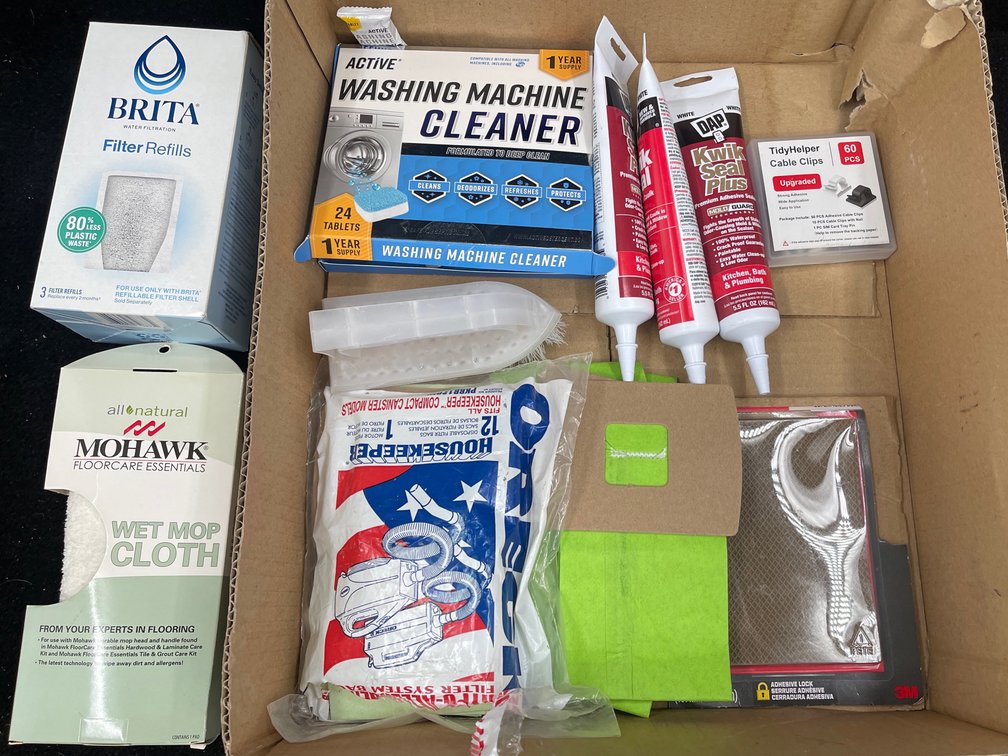 Vacuum Bags, Sealants, Water Filters, Mop Cloth,
