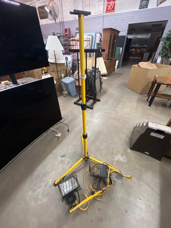 Twin Head Halogen/Work Light Stand