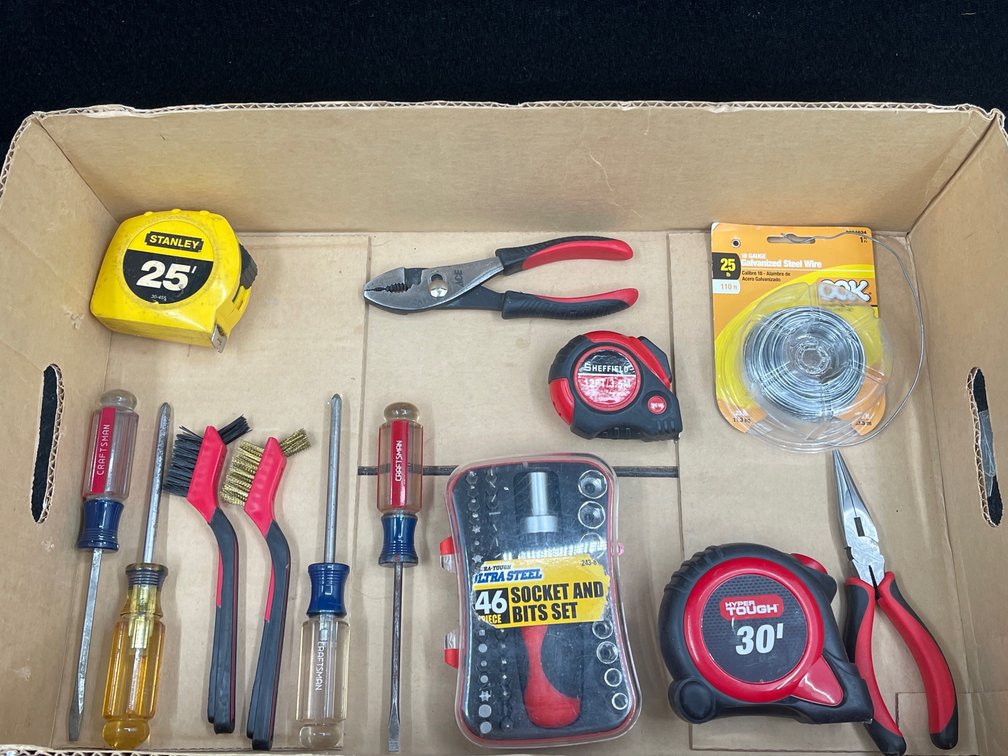 Tools, Galvanized Wire, Brushes