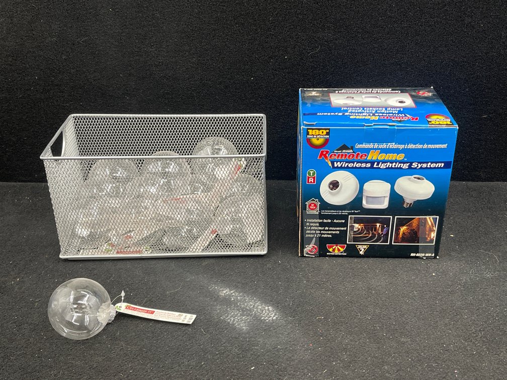 Christmas Ornaments, & Security Light