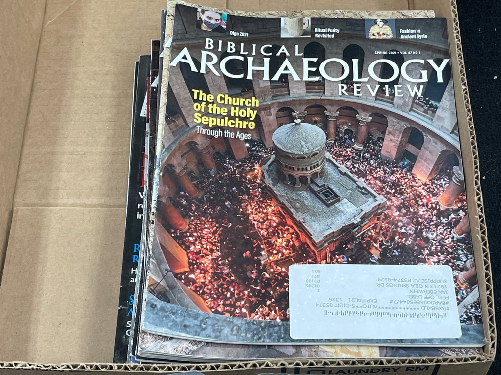 Biblical Archaeology Magazines