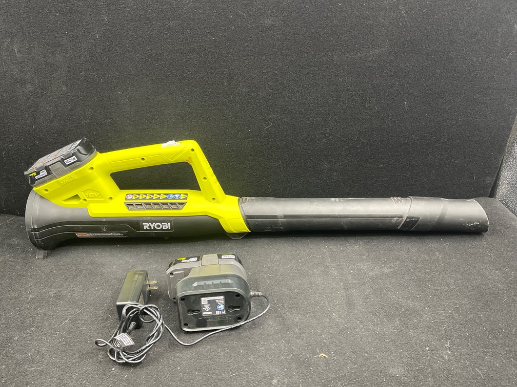 Ryobi Blower, 2 Batteries, & Charger