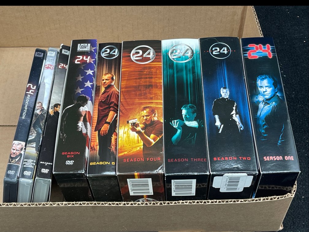 24 Season Dvds & 24 Movie