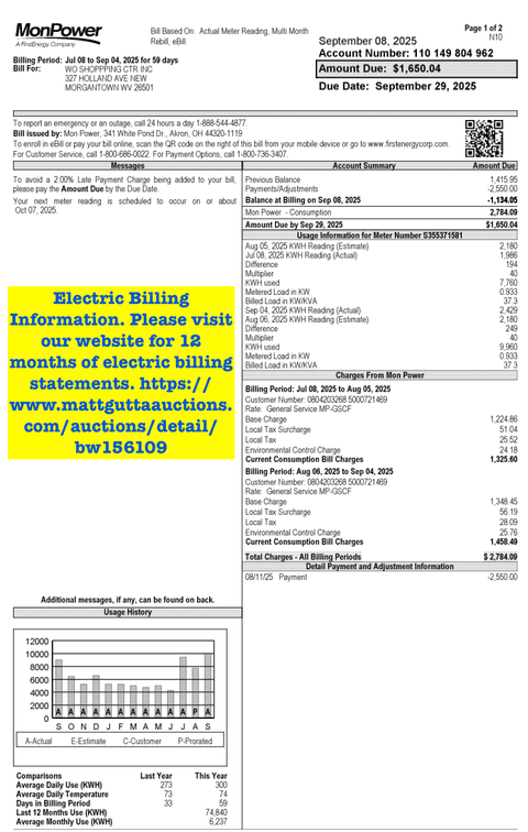 Image for CASHFLOW! ONLINE AUCTION! Laundromat and Real Estate Auction in Westover! Bidding is open now and begins closing on Thursday, March 26th, at 6:00 p.m.