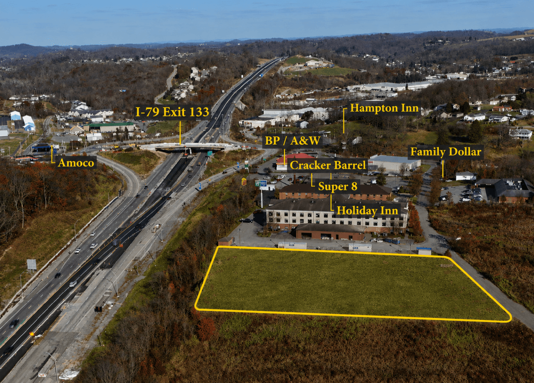 Image for 2.11 Acres of Prime Development Land off of I-79 Exit! Partial Seller Financing! Bidding is open now and begins closing on Thursday November 5th, at 6:00 p.m.