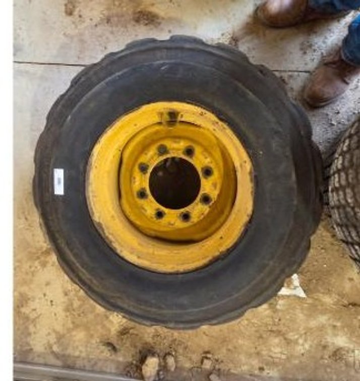 12 - 16.5 Skid Loader Tire on Rim