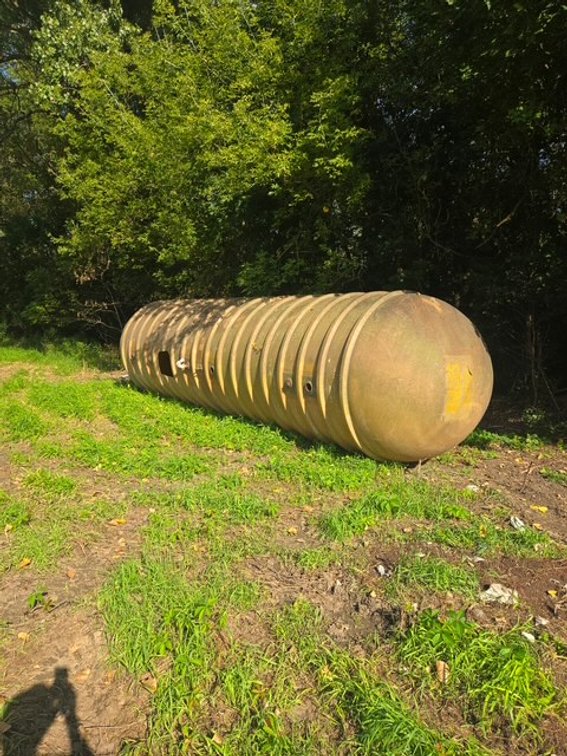 Off-Site (Muskego, WI):  XerXes 9000 gal. Fiberglass Tank
