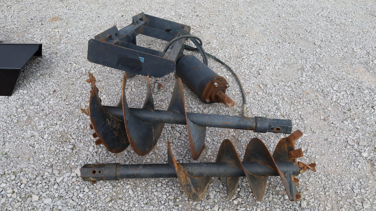 Post Hole Digger Skid Steer Attach