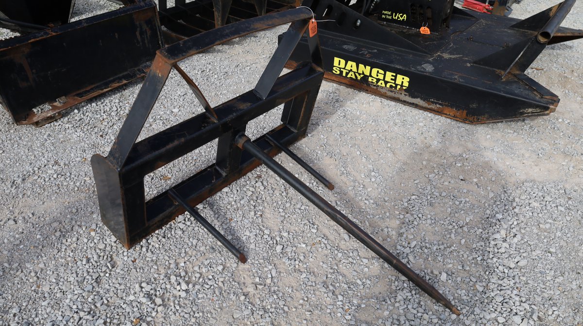Hay Spear Skid Steer Attach