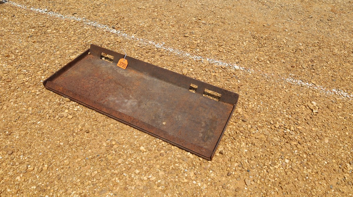 Backing Plate Skid Steer
