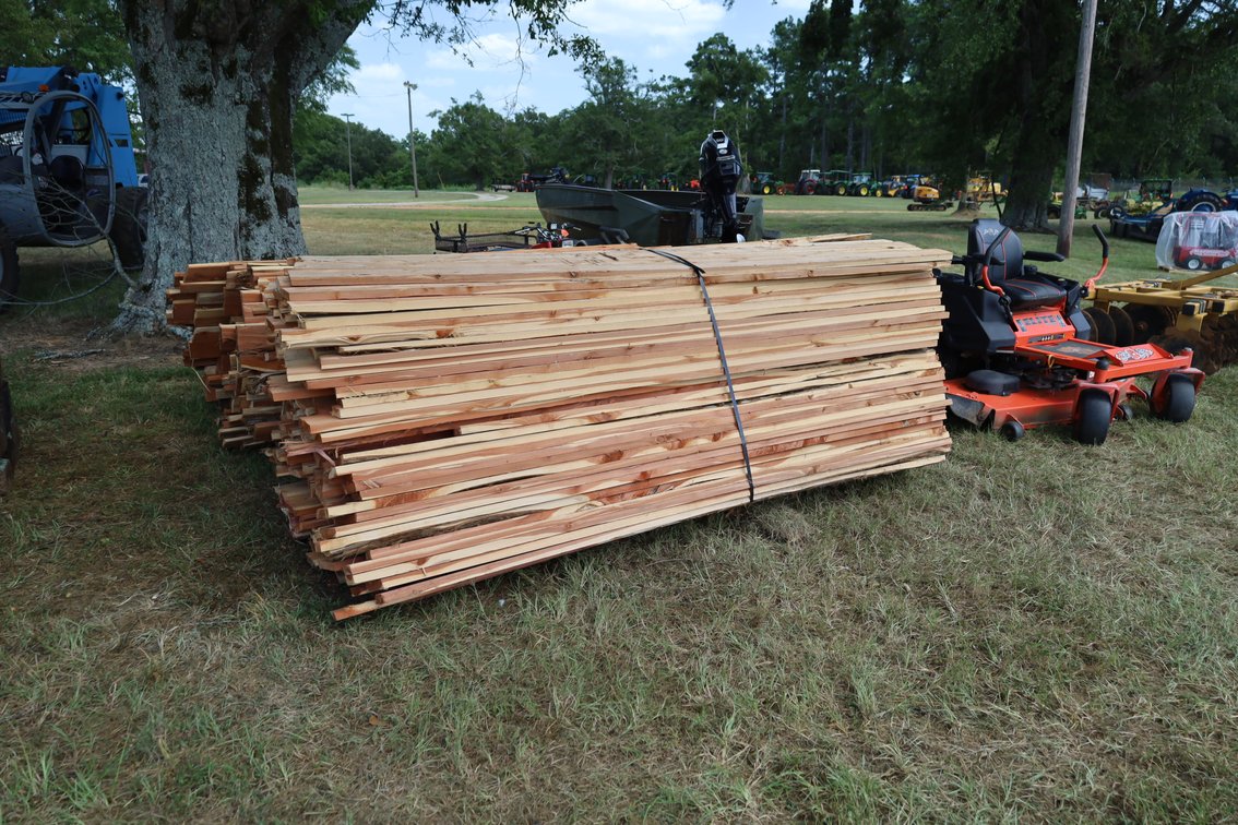 Cedar Lumber Rough Cut