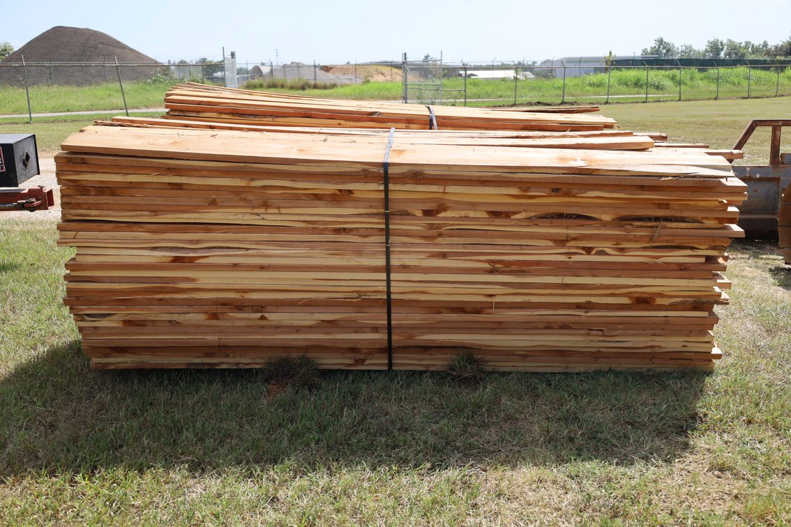 Cedar Lumber Rough Cut