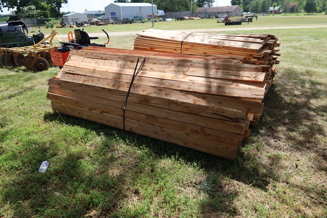 Cedar Lumber Rough Cut