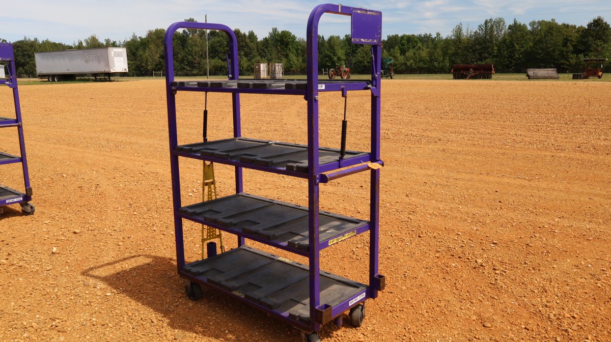4 Shelf Mail Carts