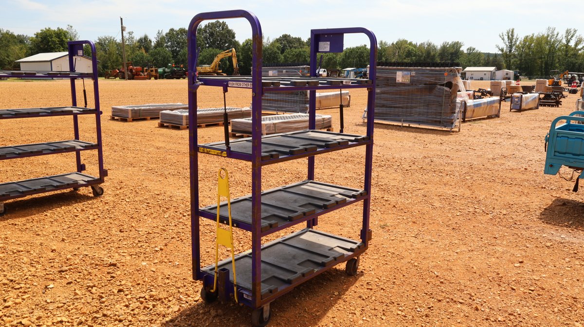 4 Shelf Mail Carts