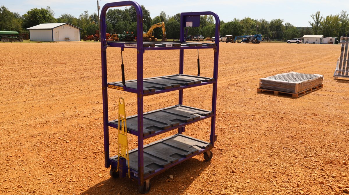 4 Shelf Mail Carts