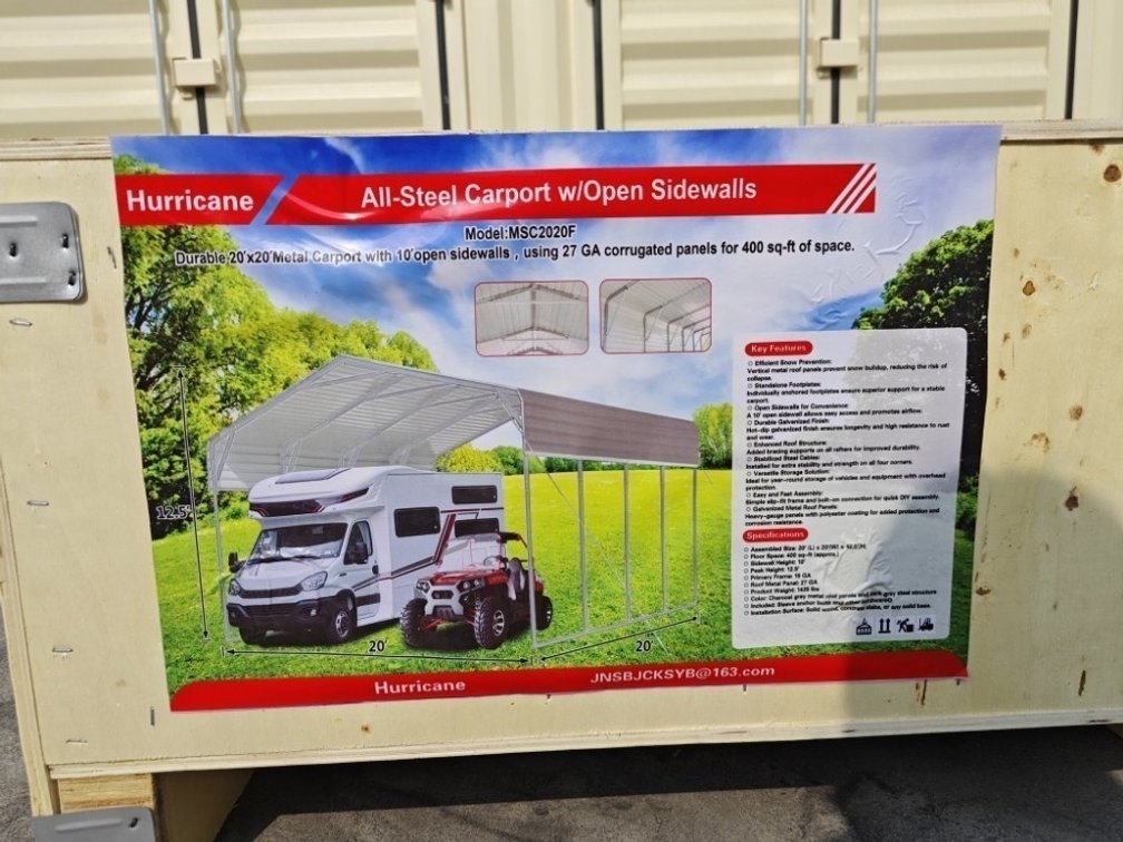 20X20 Carport